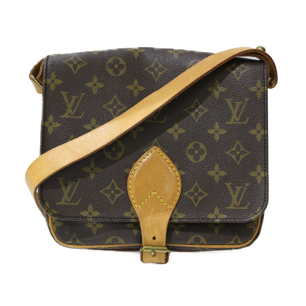 LOUIS VUITTON Cartouchiere Shoulder Bag Monogram Brown